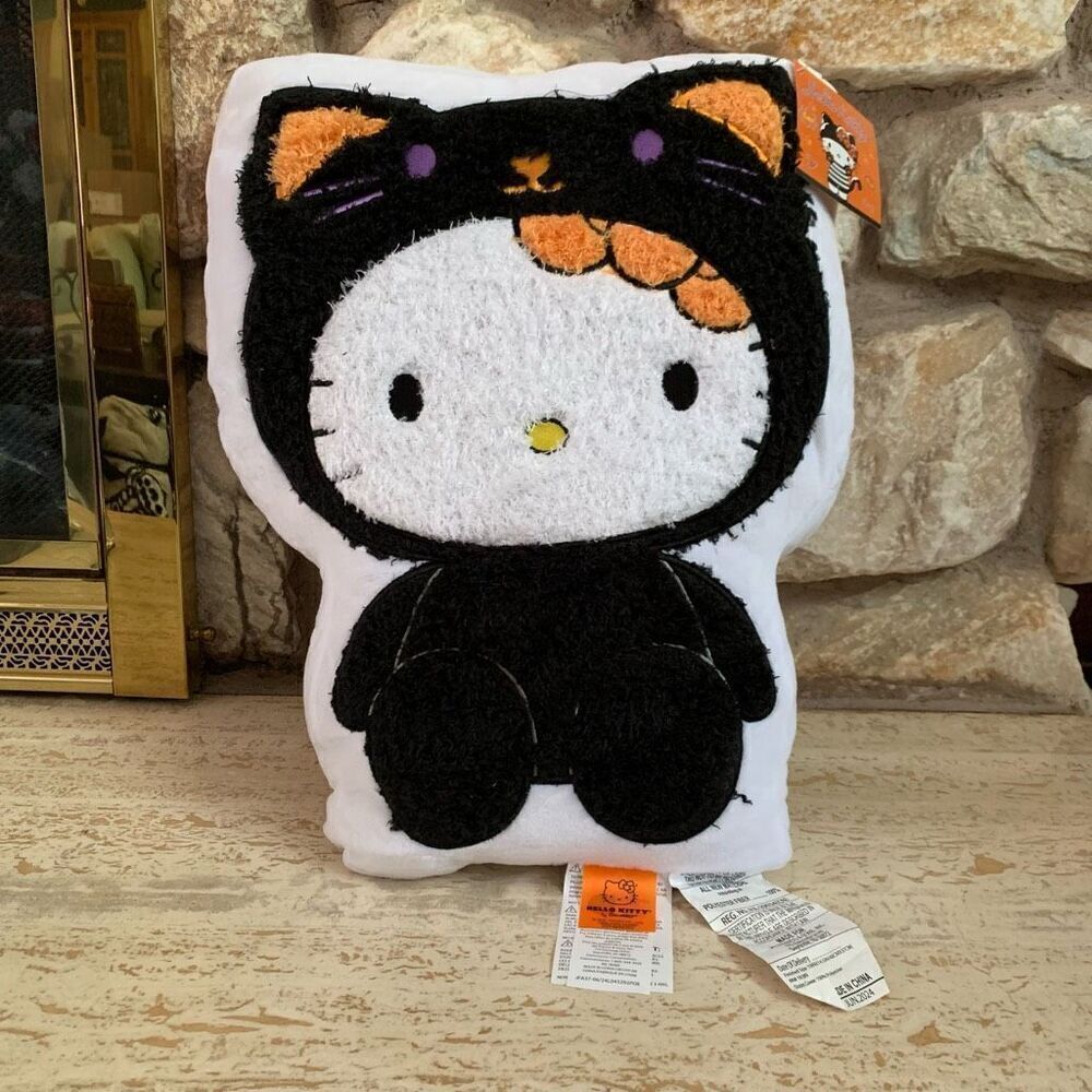 Hello Kitty Black Cat Pillow